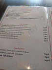 La Cappadoce menu