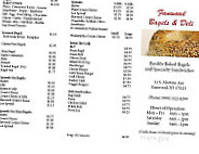 Fanwood Bagels Deli menu