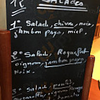 La Mouette menu