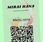 Giapponese Mirai Hana menu