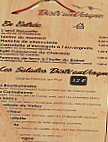 Bistr'auvergne menu