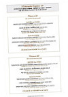 Le Cafe Du Commerce menu