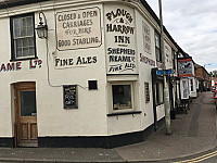 The Plough Harrow outside