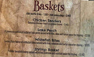 Darb's Patio menu