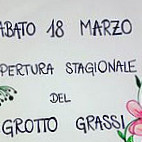 Grotto Grassi Tremona menu