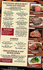 Texas Steak Tap House menu