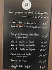 La Buvette menu