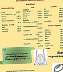 Le Gallois menu