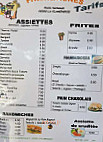 La Friterie Agnes menu