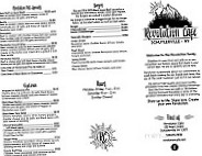 Revolution Cafe menu