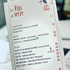 Le cafe du village menu