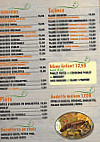 Le Palais De Marrakech menu