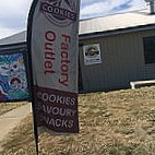 Snowy Mountains Cookies outside