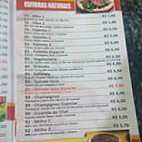 Esfirraria Santa Fé menu