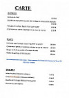 La Bergerie menu