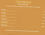 Mastertacos Tarare menu