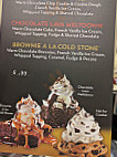 Cold Stone Creamery menu