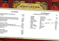 Bistrot De Flandre menu