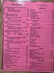 L B Donut Shop menu