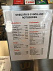 Gregory's Gyro Rotisserie menu