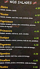 Pizza Presto menu