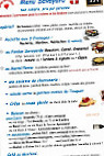 Le Chalet de Mennecy menu