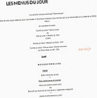 Au Lion D'or menu