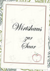 Wirtshaus zur Saar menu