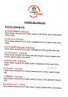 Le Grenier menu