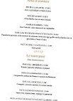 Les Italiens menu