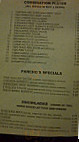 Pancho's Mexican Food menu