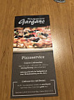 Pizzeria Gargano menu