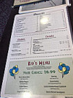 Paul's Family Diner menu