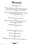 L'Esprit Sarlat menu