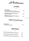 Bistronome Saverne menu