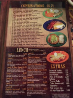 El Agave Mexican menu