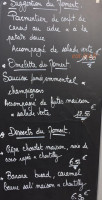 Les Patagos menu