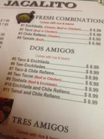 El Pueblo menu