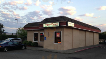 Happy Family Chinese American outside