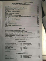 Carl's Town House menu