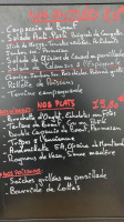 L’estaminet menu