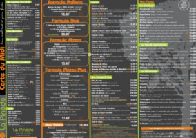 La Pinede menu