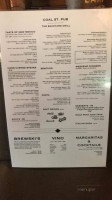 Coal Street Pub menu