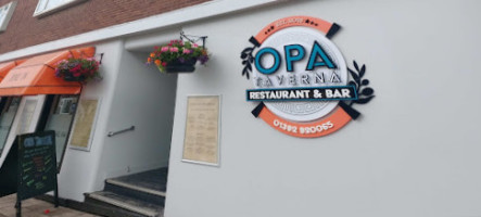 Opa Greek Taverna inside