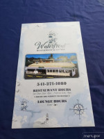 Waterfront Landing menu