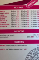 Le 109 menu