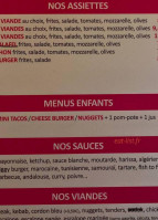 Le 109 menu