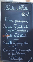 L'escalier menu