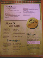 Corner Inn menu