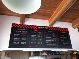 Pronto Pup menu